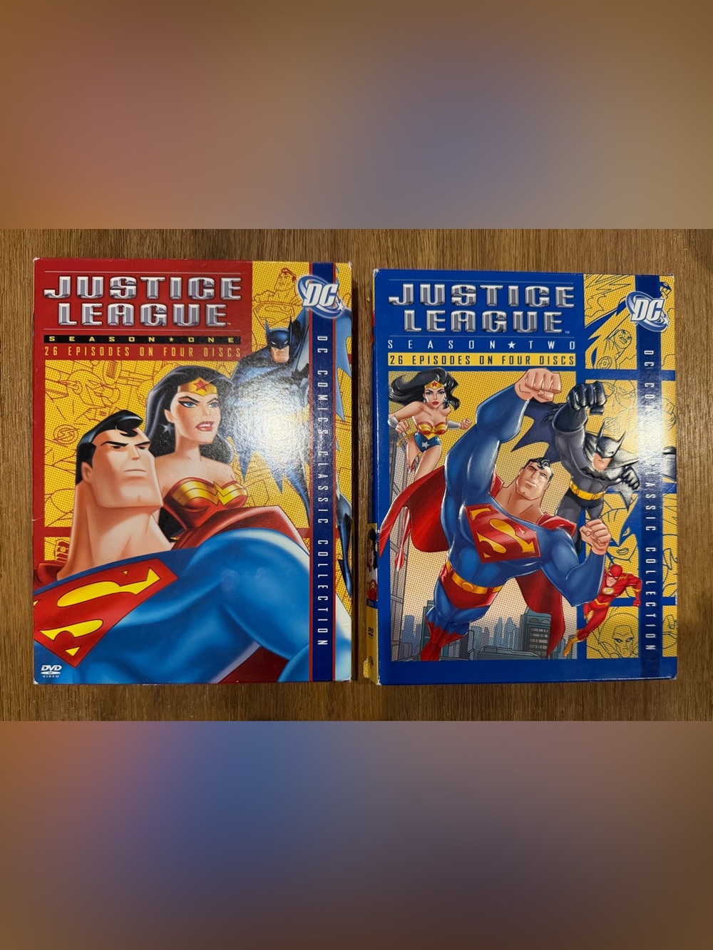 DC Justice League Animated DVD Box Set Season One and Two